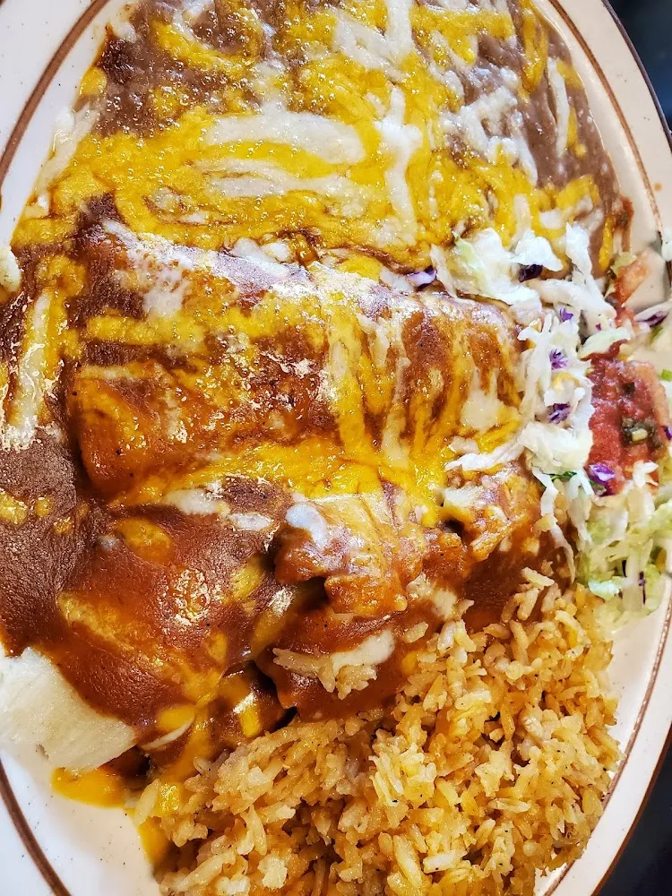 20 One Tamale and One Beef Enchilada